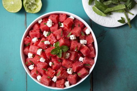 Melonen-Salat // (c) mphillips007 Melonen-Salat